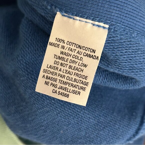 ❤️ Rare Raised By Wolves Two-Tone Hoodie in Blue and Mint Size M - Picture 7 of 10